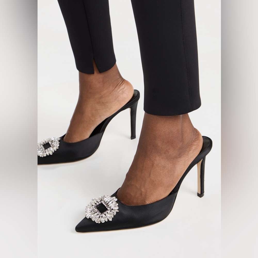 Good American Embellished Mules Size 7.5